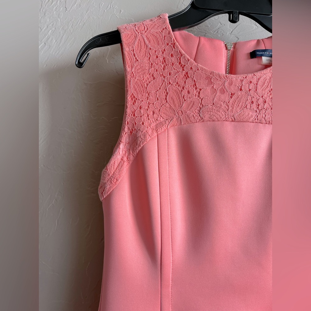 Tommy Hilfiger Pink A-Line Dress✨